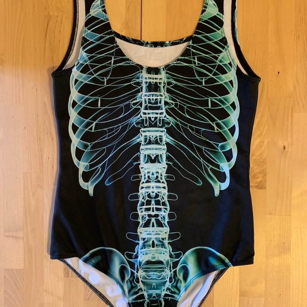 Into The AM skeleton bodysuit
